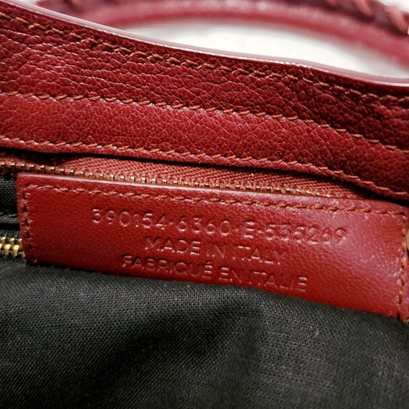 Balenciaga Classic City Metallic Edge Burgundy Leather - Picture 8 of 8